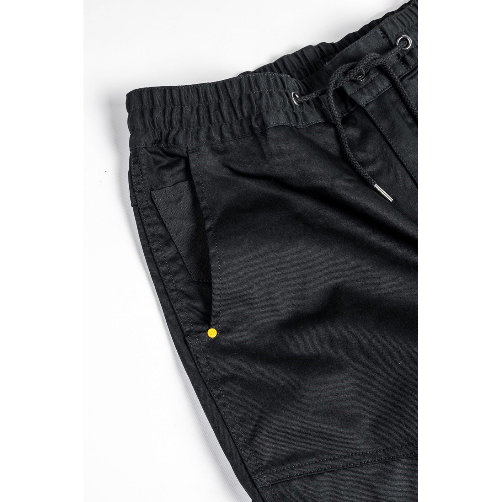 Caterpillar Dynamic Pantalons Noirs En Coton Pour Hommes - Extérieur