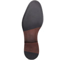Base London Kennedy Chaussures En Cuir Pour Hommes À Enfiler Marron Foncé