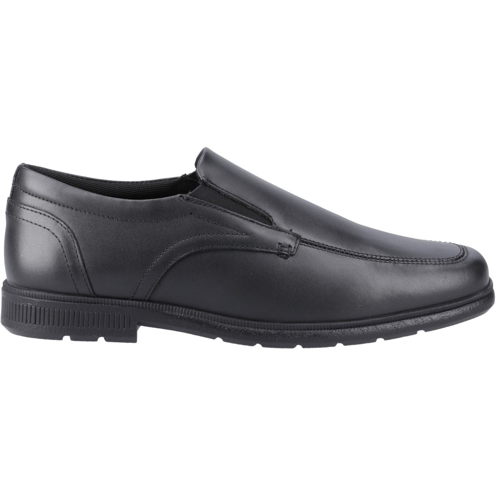 Pod Carpenter Chaussures Noires Pour Garçons En Cuir