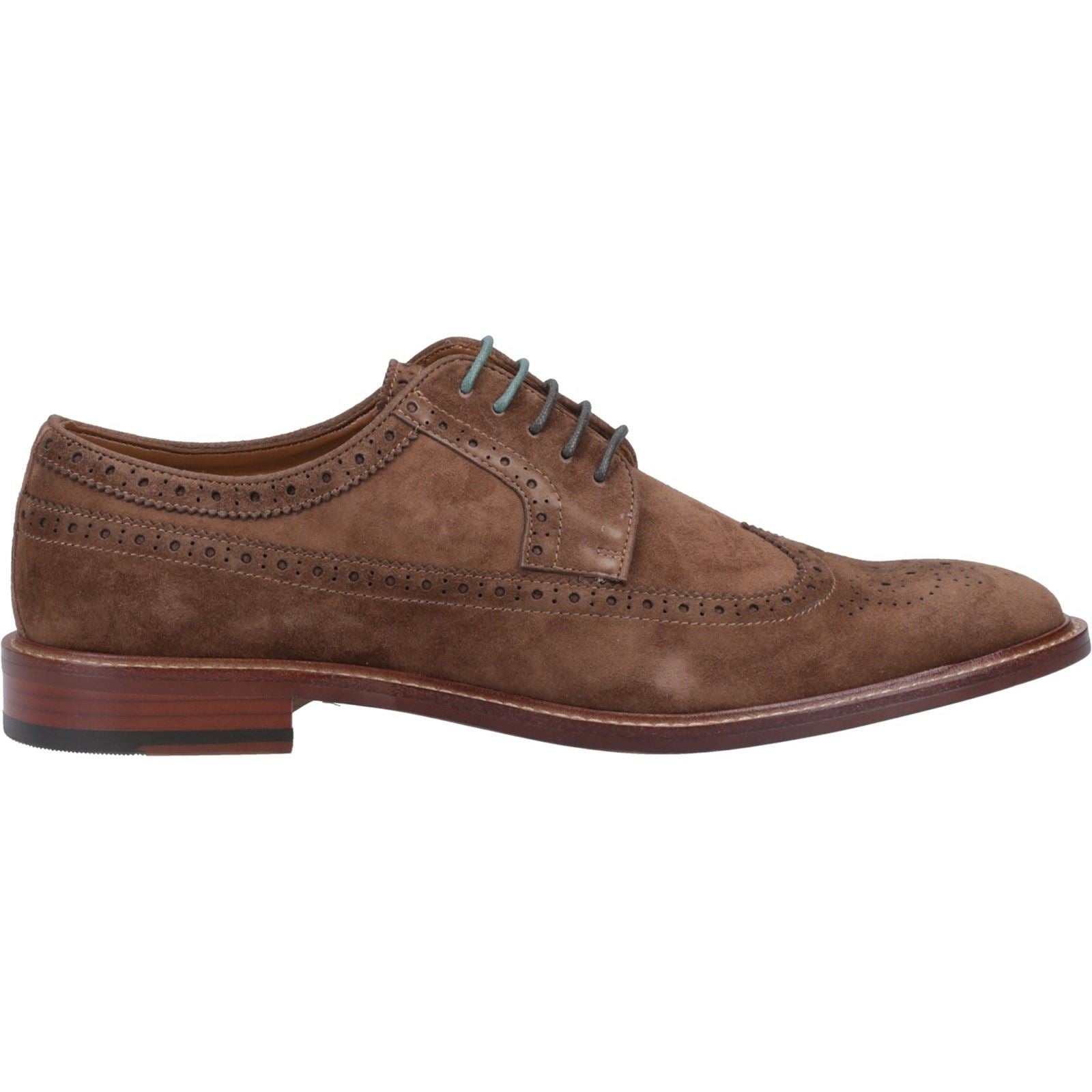 Dune Superior Chaussures Richelieu Pour Homme En Daim Marron