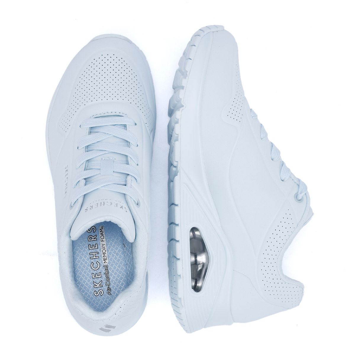 Skechers Uno Baskets Bleues Pour Femmes