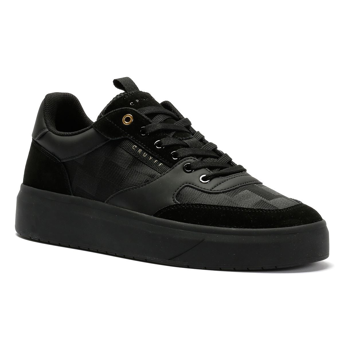 Cruyff Terra Court Baskets Noires Pour Hommes