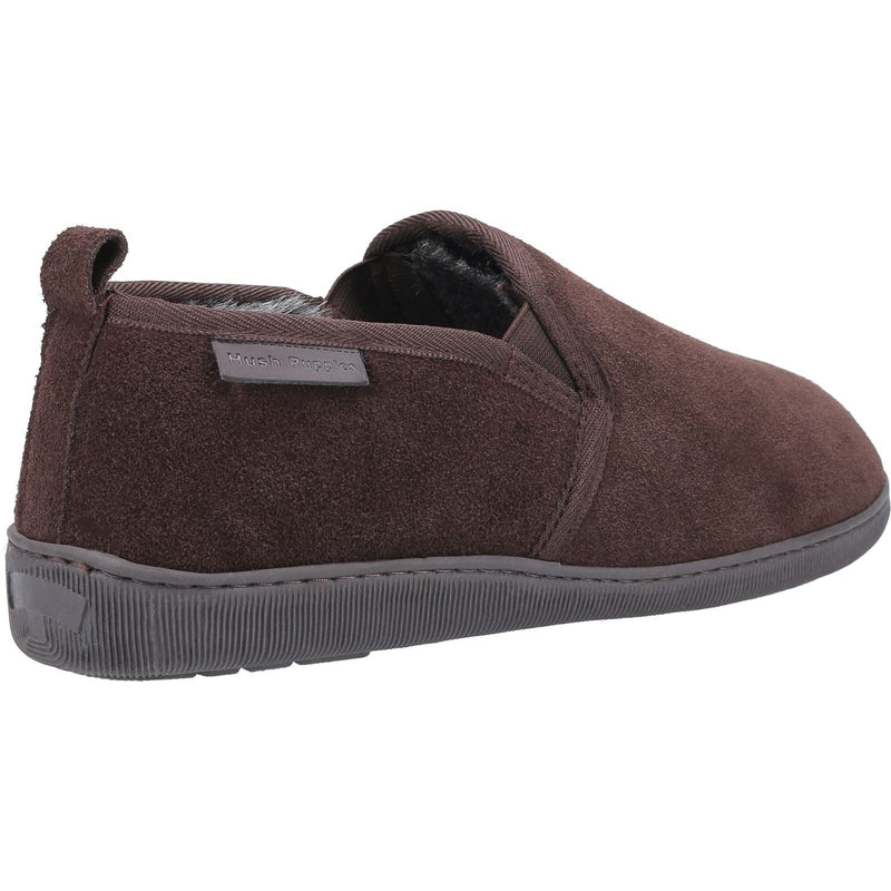 Hush Puppies Arnold Pantoufles Pour Hommes En Daim Marron