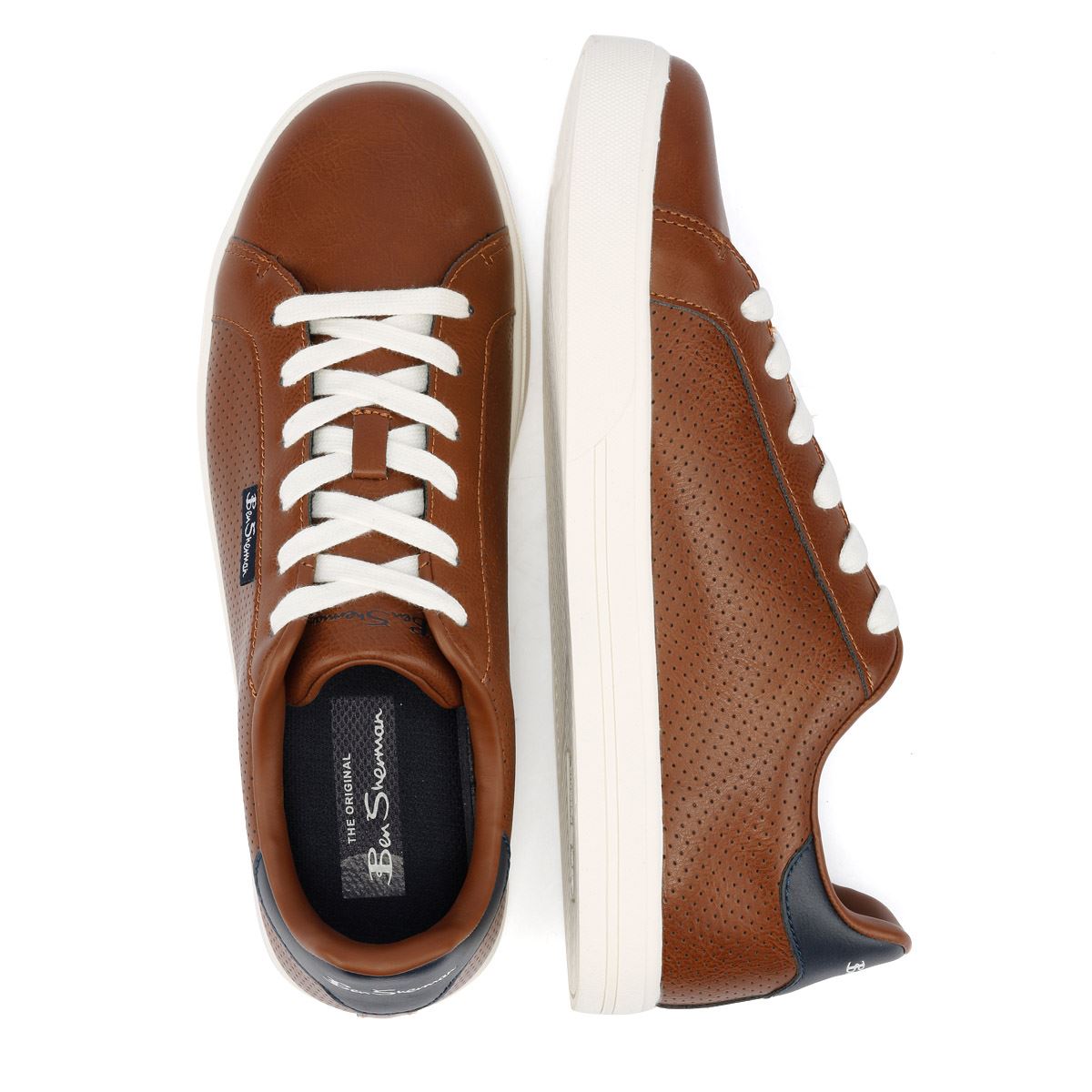 Ben Sherman Chase Baskets Brunes Pour Hommes