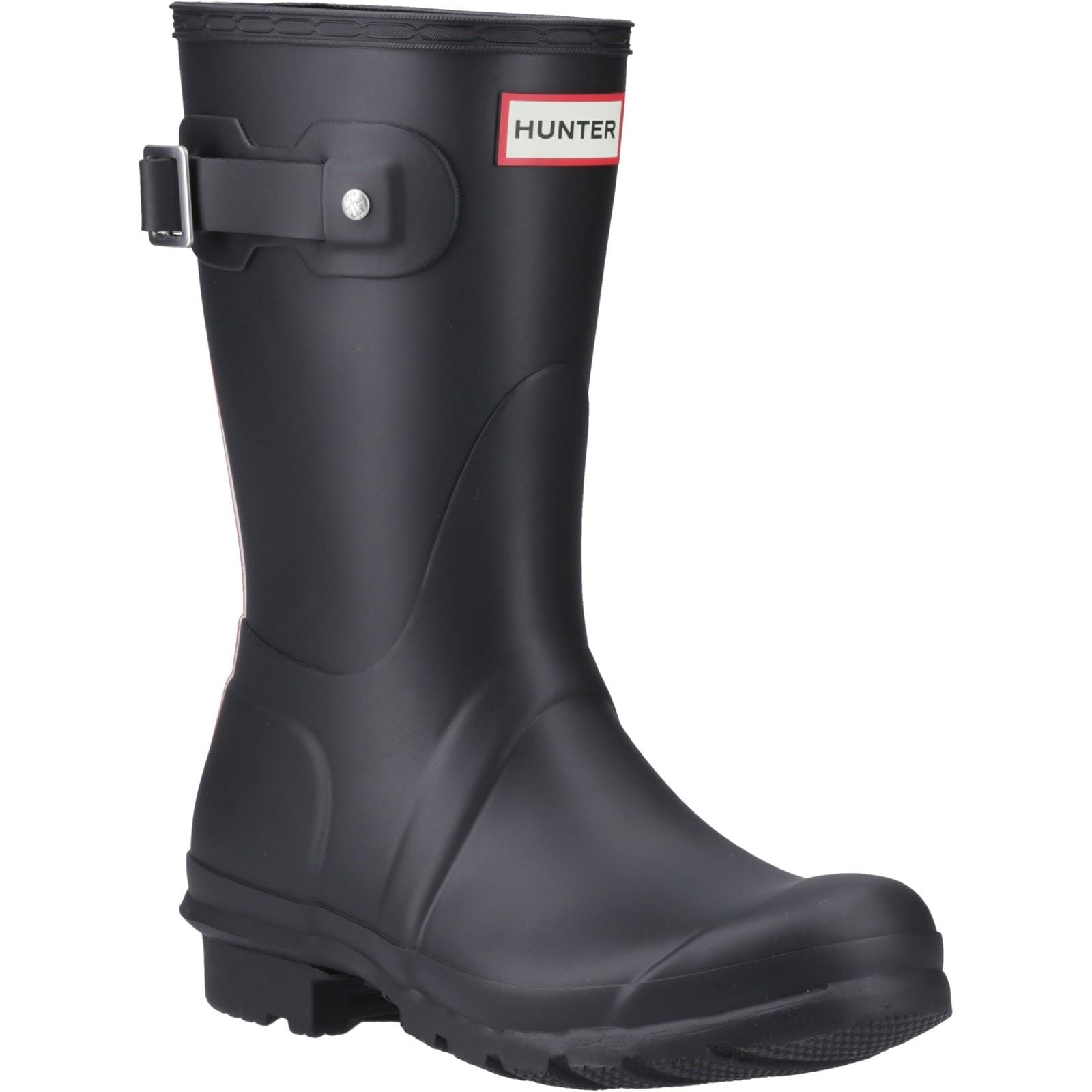 Hunter Original Short Bottes En Caoutchouc Pour Femmes, Noires