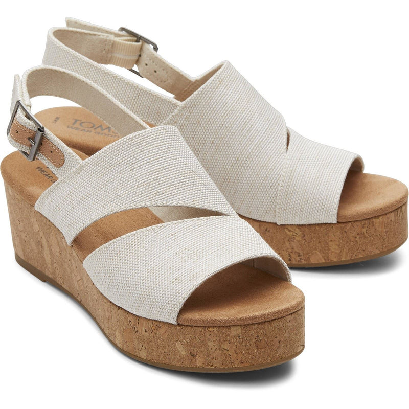 TOMS Claudine Wedges Naturelles Pour Femmes