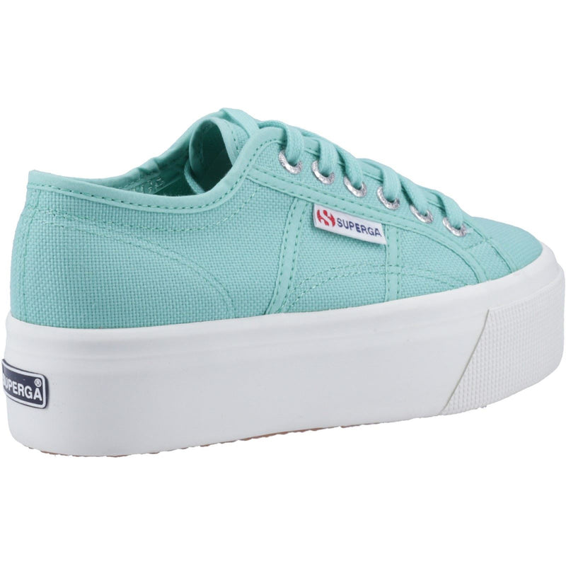 Superga 2790 Linea Up And Down Baskets Aquatiques Pour Femmes En Coton 100% Vert