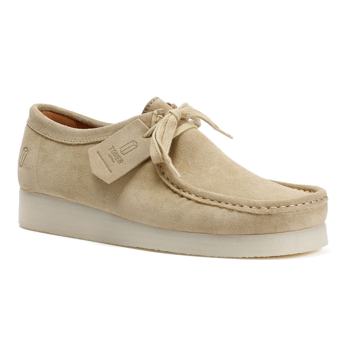Tower Footwear Apache Chaussures À Lacets En Daim Beige