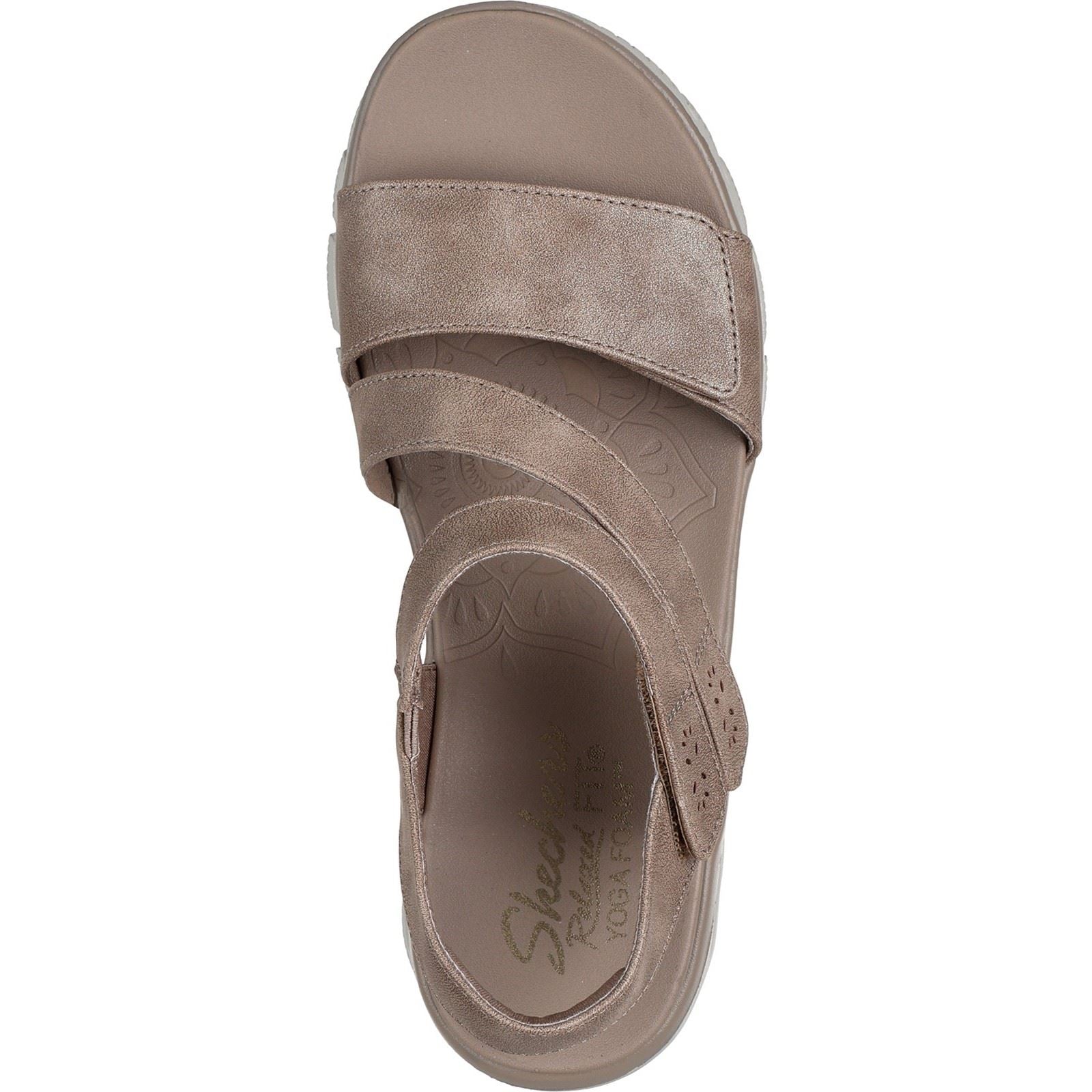 Skechers Easy Going Sandales Pour Femmes De Couleur Taupe