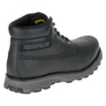 Caterpillar Founder Bottines Noires Pour Hommes En Cuir Nubuck