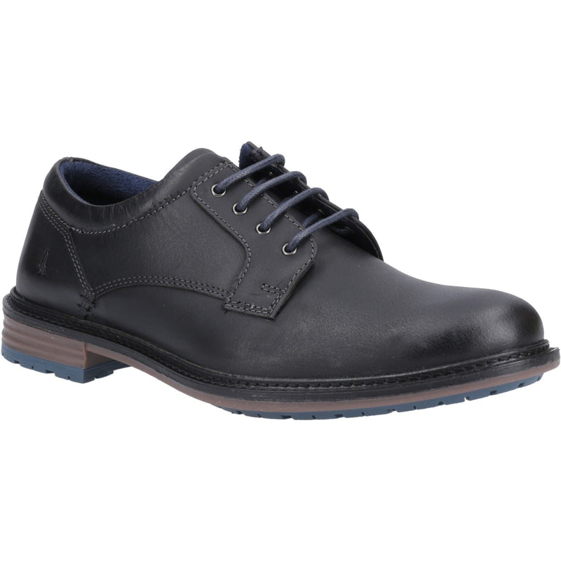 Hush Puppies Julian Chaussures En Cuir Noir À Lacets Pour Hommes