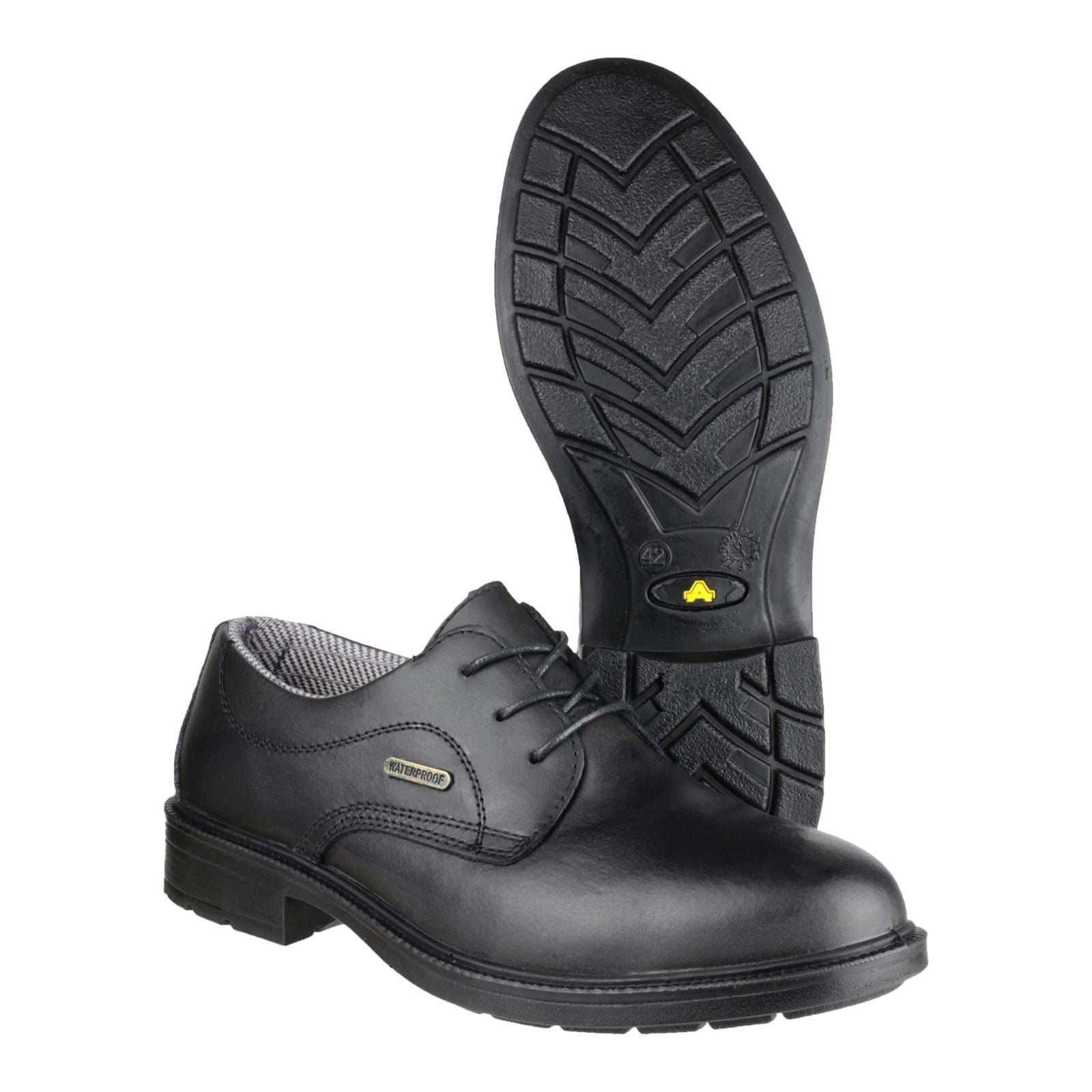 Amblers Safety Chaussures De Sécurité En Cuir Noir Fs62