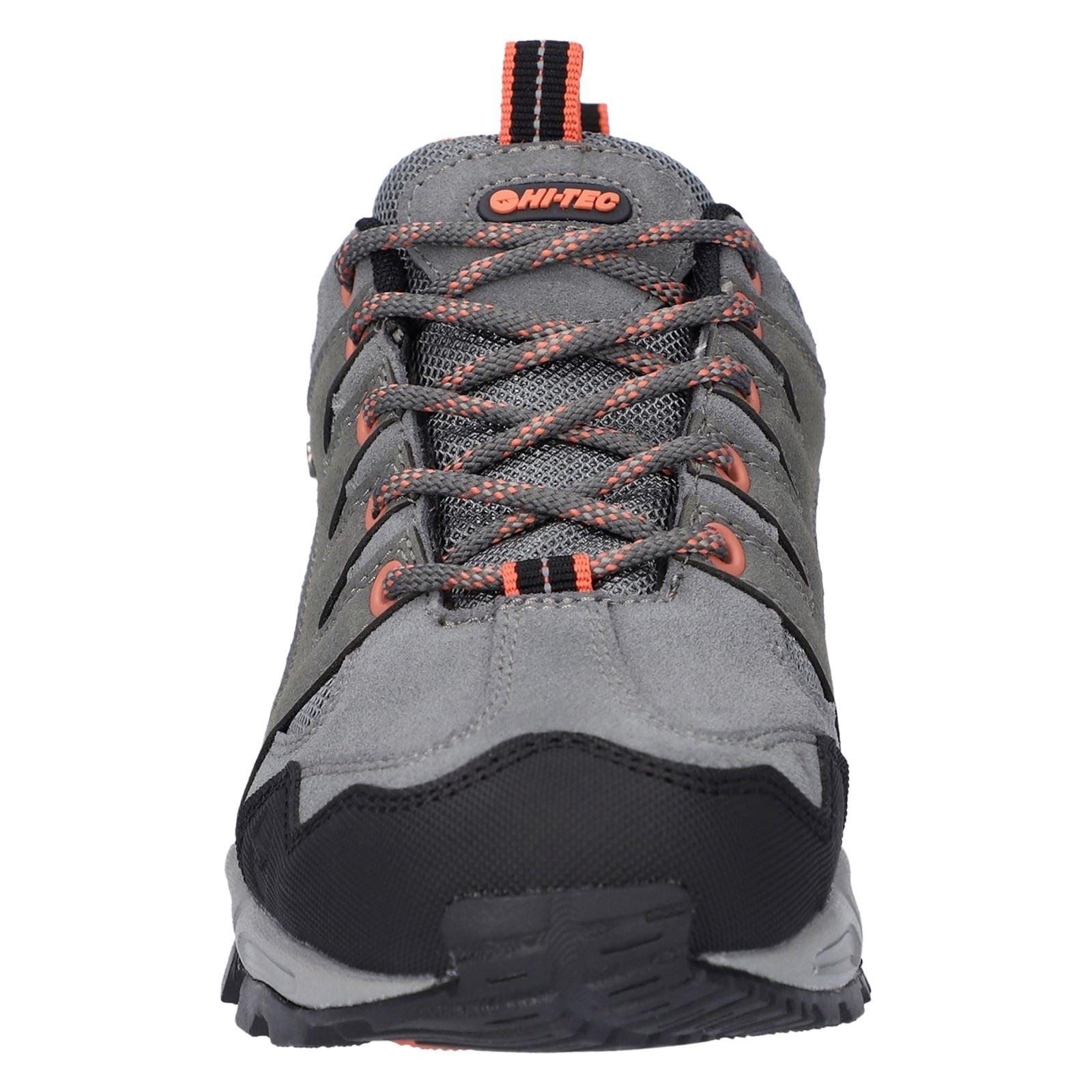 Hi-Tec Auckland Lite Bottes De Randonnée En Cuir Pour Femme En Acier/corail/gris Frais