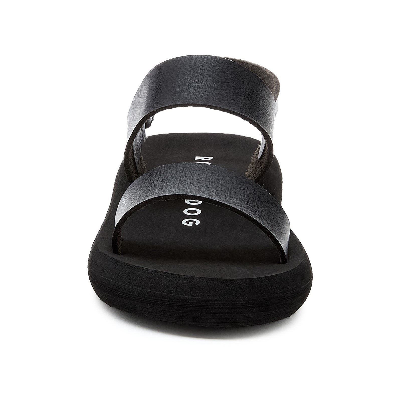 Rocket Dog Sunshine Sandales Noires Pour Femmes En Textile