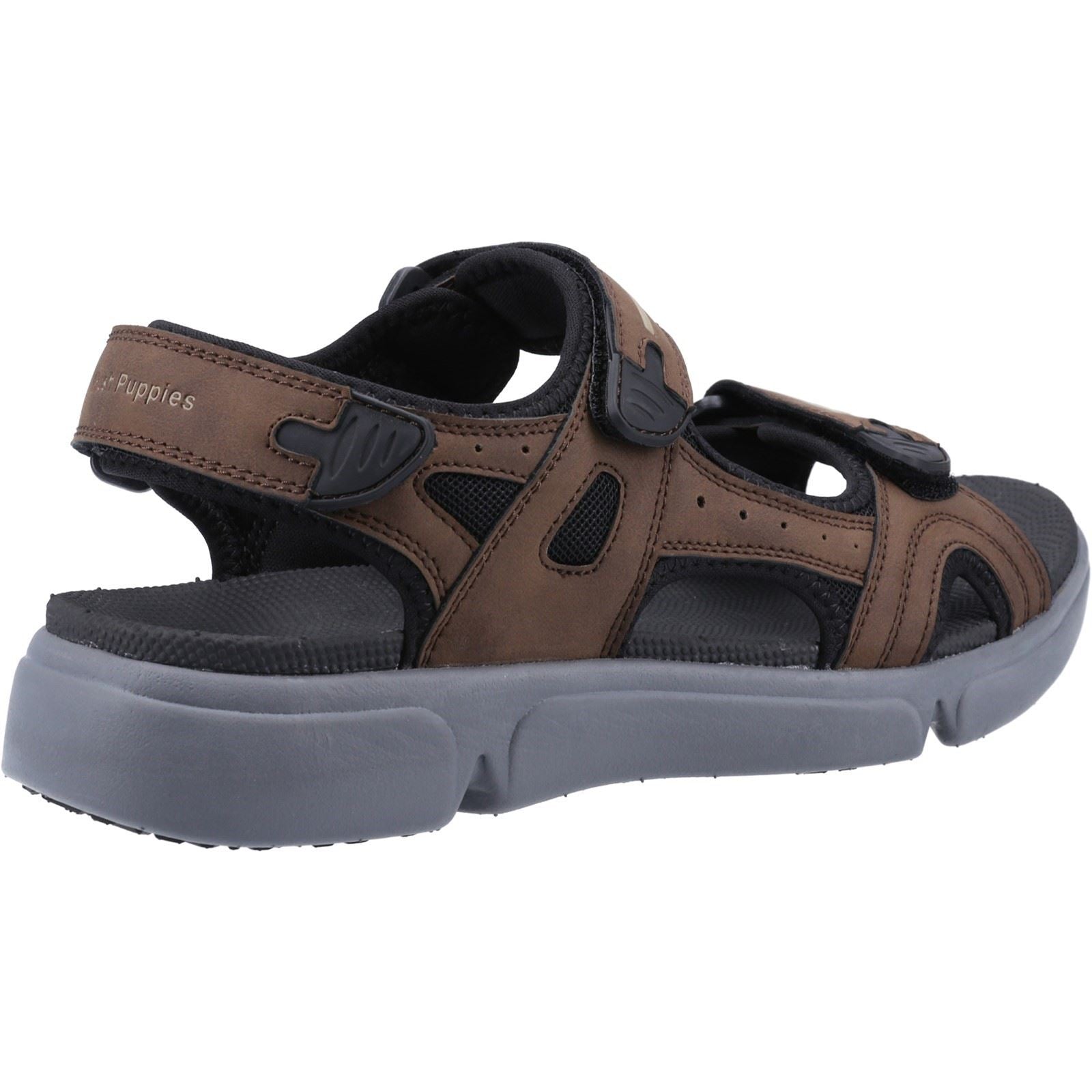 Hush Puppies Castro Sandales Marron Pour Homme En Polyuréthane