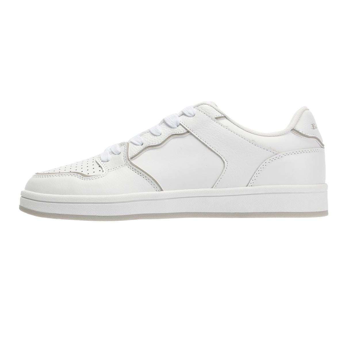 Ben Sherman Club Baskets Blanches En Cuir Pour Hommes