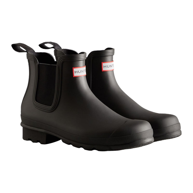 Hunter Original Chelsea Bottes En Caoutchouc Noires Pour Homme