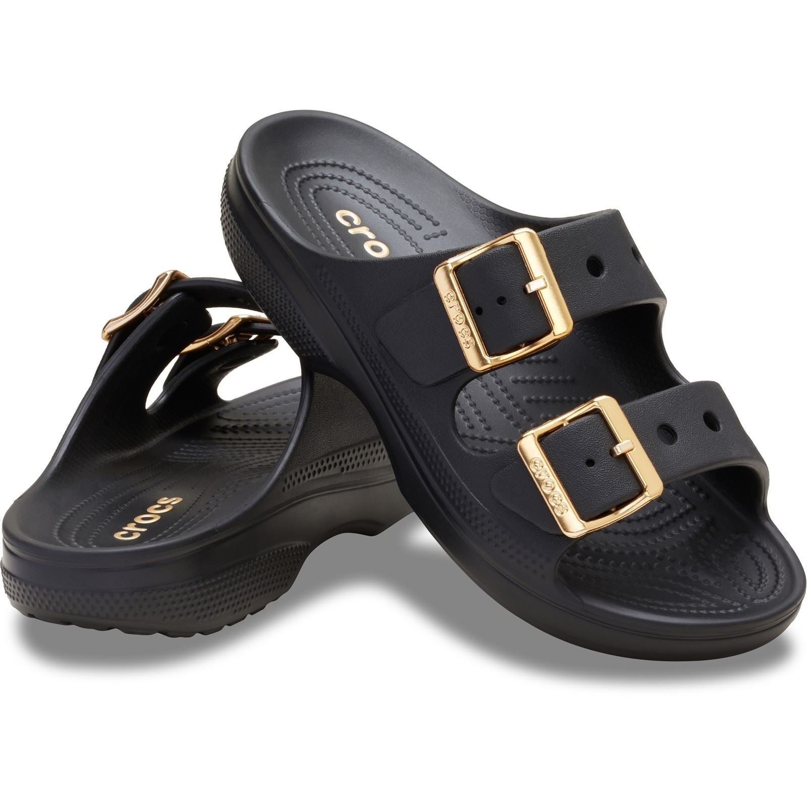Crocs Saturday Sandales Noires Pour Femmes En Eva