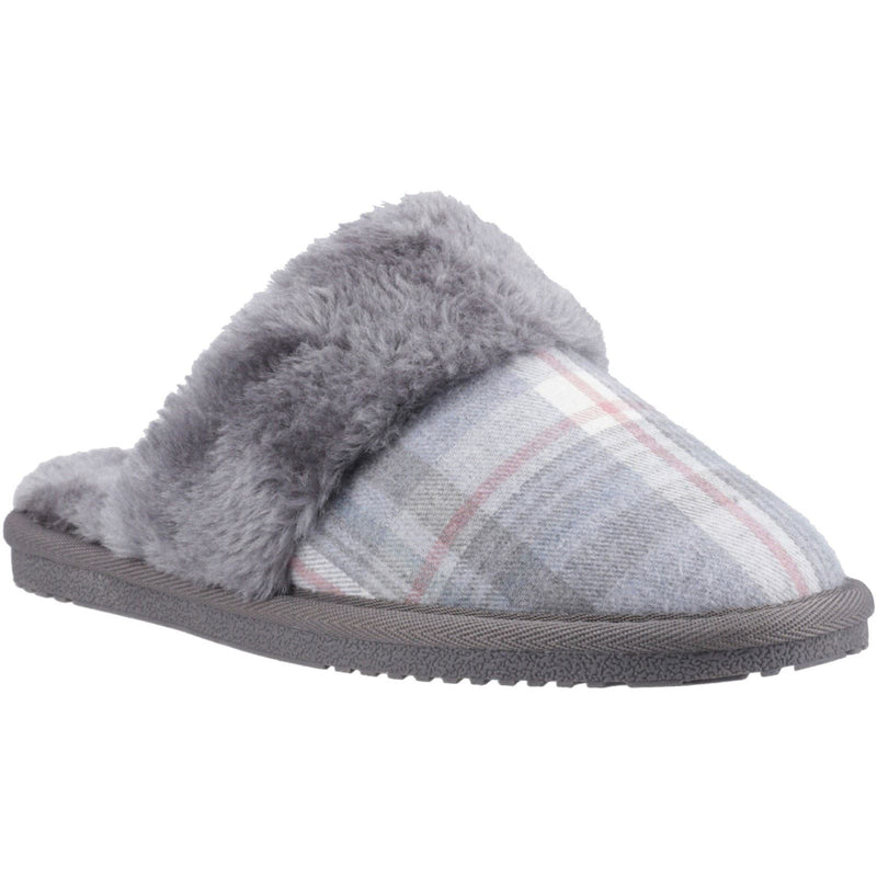 Hush Puppies Arianna Chaussons Pour Femmes En Tissu Gris