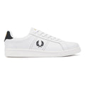 Fred Perry Cupsole Baskets Blanches En Cuir Pour Hommes