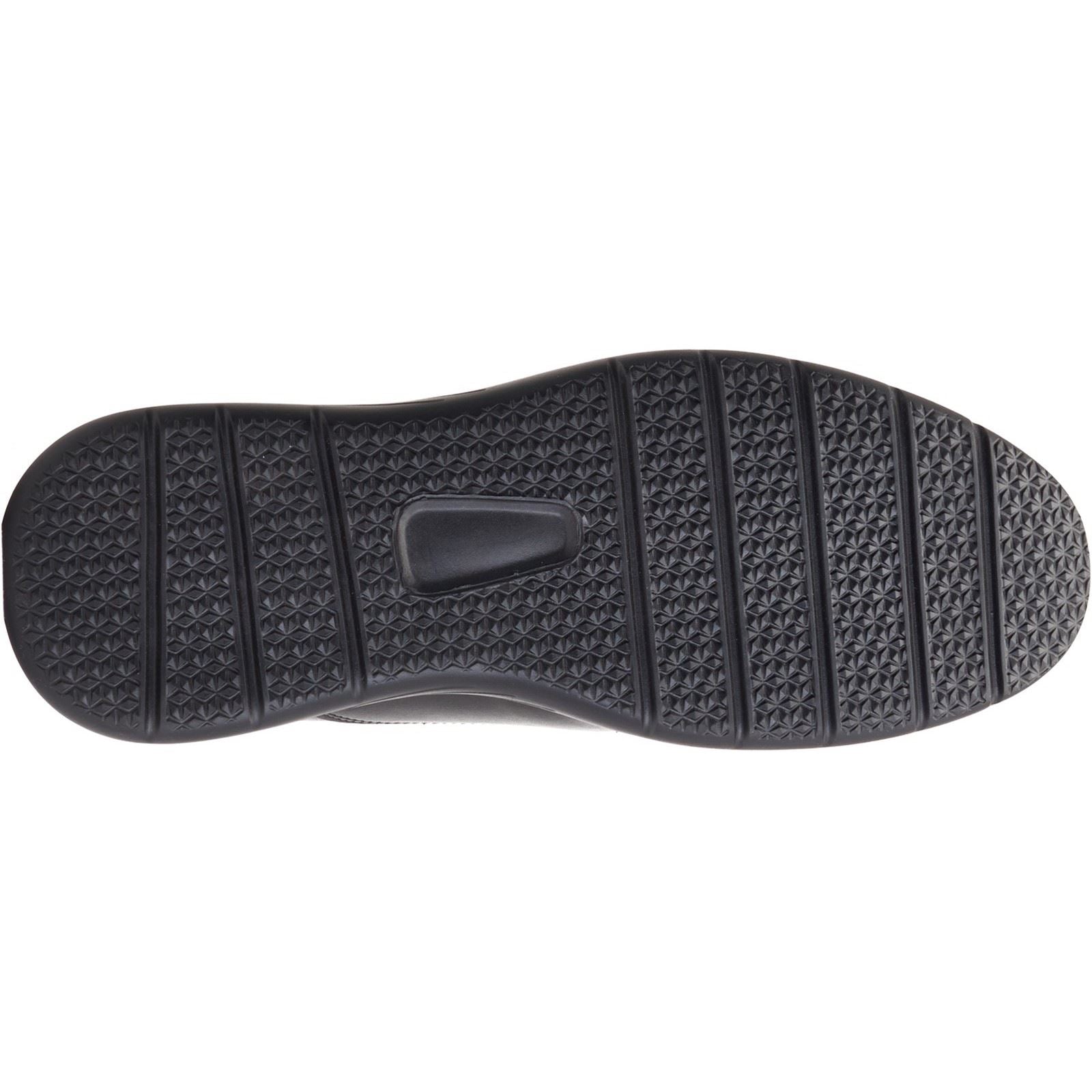 Base London Wing Chaussures Oxford Noires En Cuir Pour Hommes