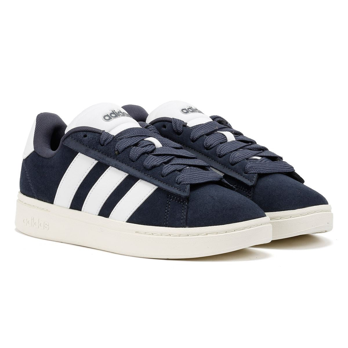Adidas Grand Court Alpha 00s Baskets Bleu Marine Ombre / Blanc Nuage Pour Hommes