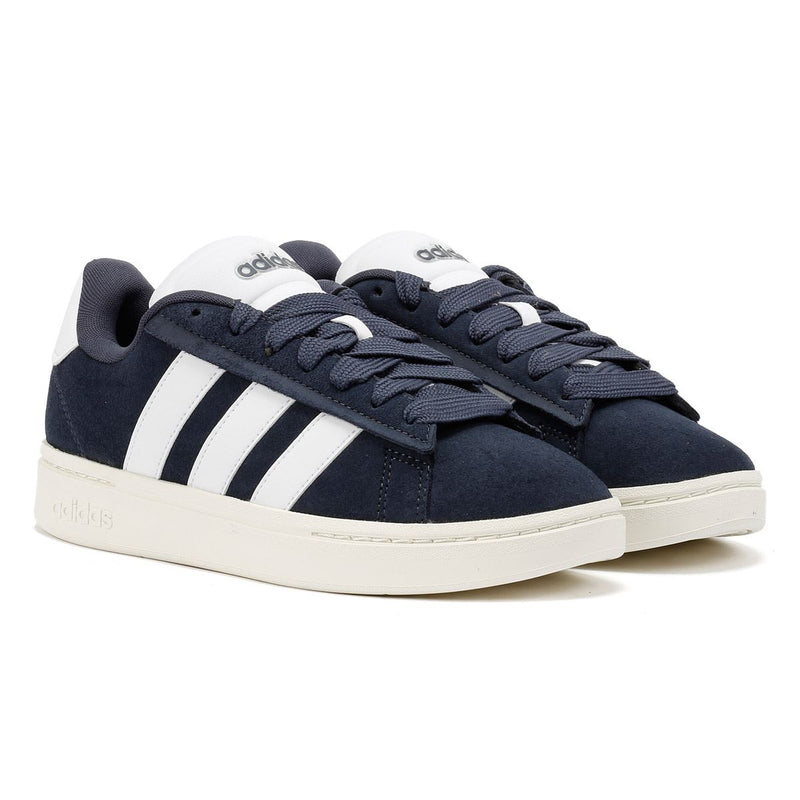 Adidas Grand Court Alpha 00s Baskets Bleu Marine Ombre / Blanc Nuage Pour Hommes