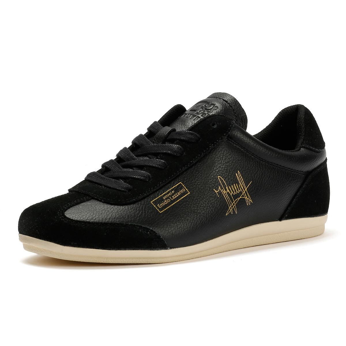Cruyff Recoupa Baskets Noires En Cuir Pour Hommes