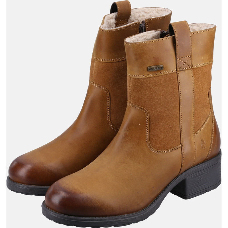 Hush Puppies Saskia Bottes En Daim Pour Femme En Couleur Beige