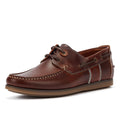 Barbour Wake Boat Shoe Mahogany Mens Brown Casual