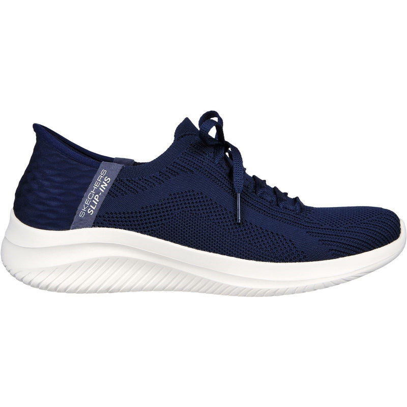 Skechers Ultra Flex 3.0 Brilliant Path Sneakers En Toile Pour Femmes De Couleur Marine