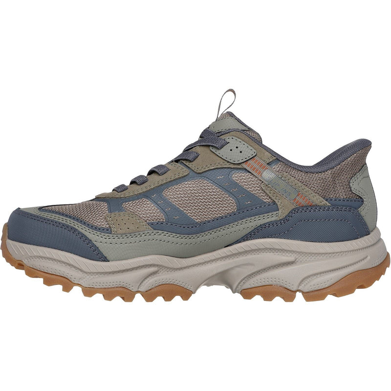 Skechers Vigor AT Bottes De Randonnée Pour Hommes En Cuir Olive/Gris
