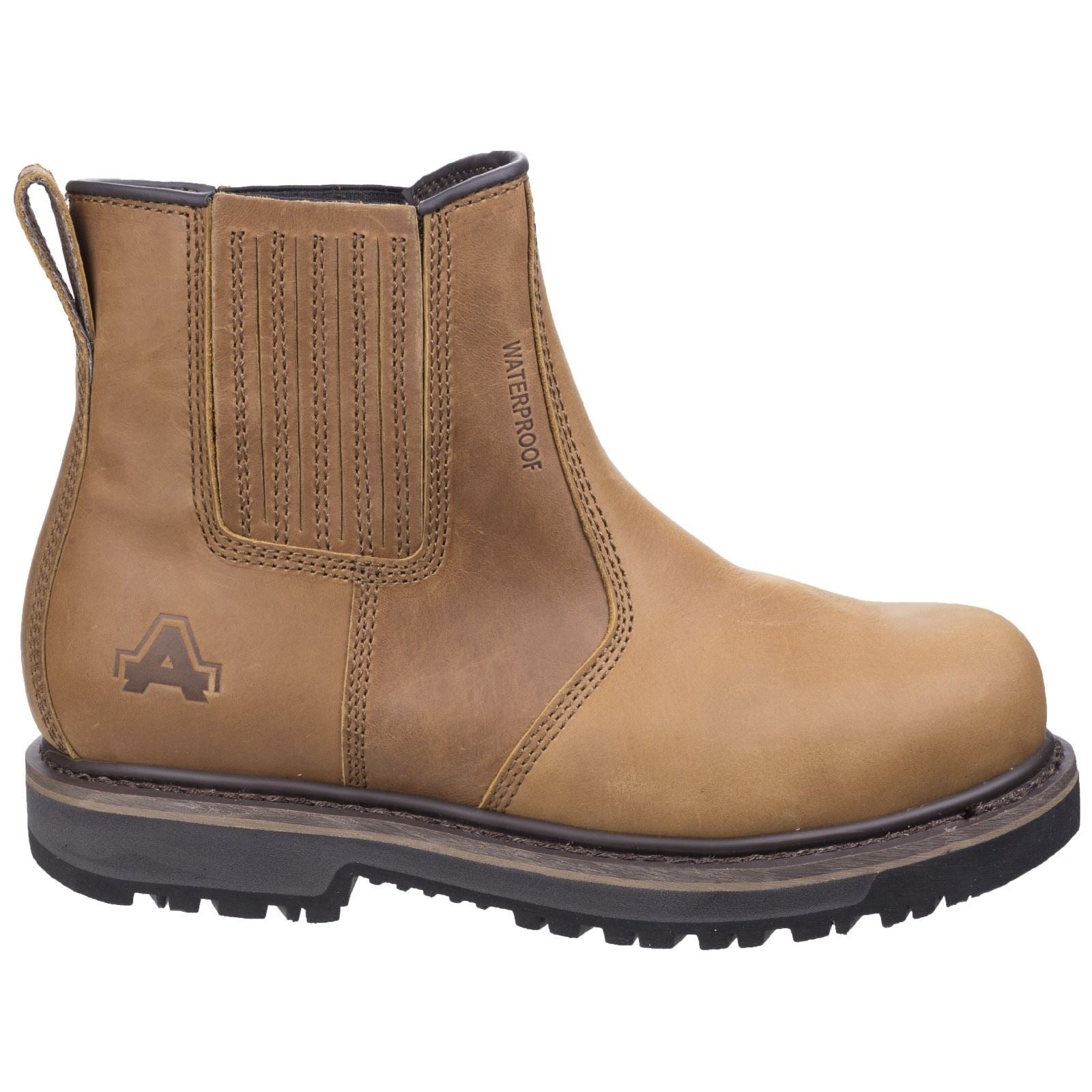 Amblers Safety Bottes De Sécurité En Cuir Tan As232