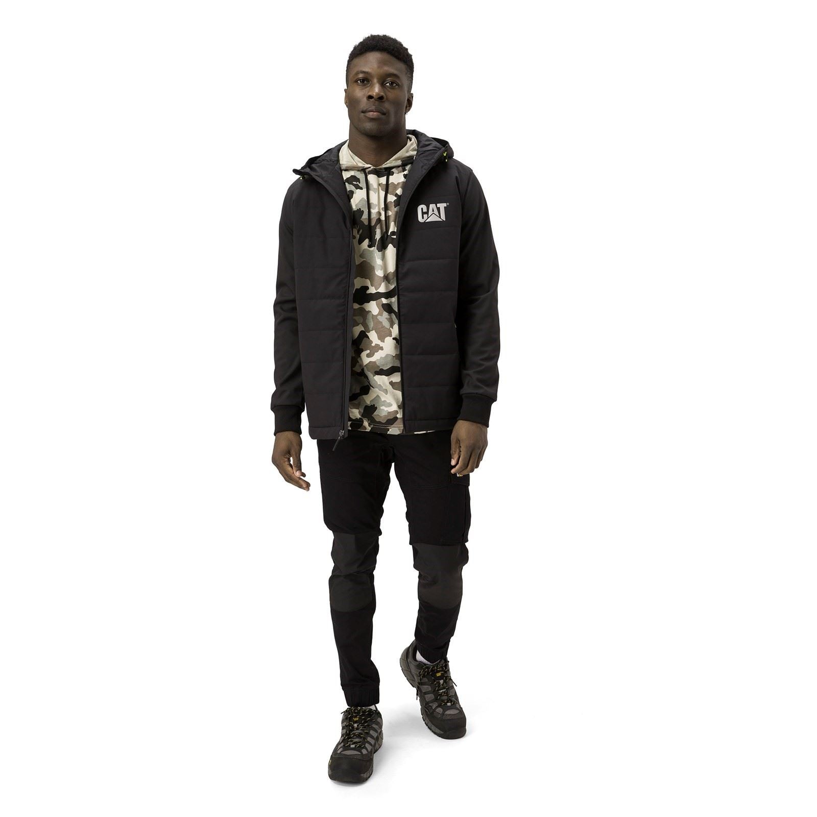 Caterpillar Tech Hybrid Veste Noire Pour Homme