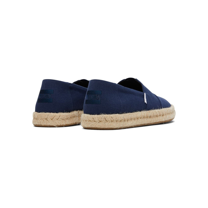 TOMS Alpargata Rope 2.0 Espadrilles Pour Hommes En Coton 100 %, Couleur Marine.