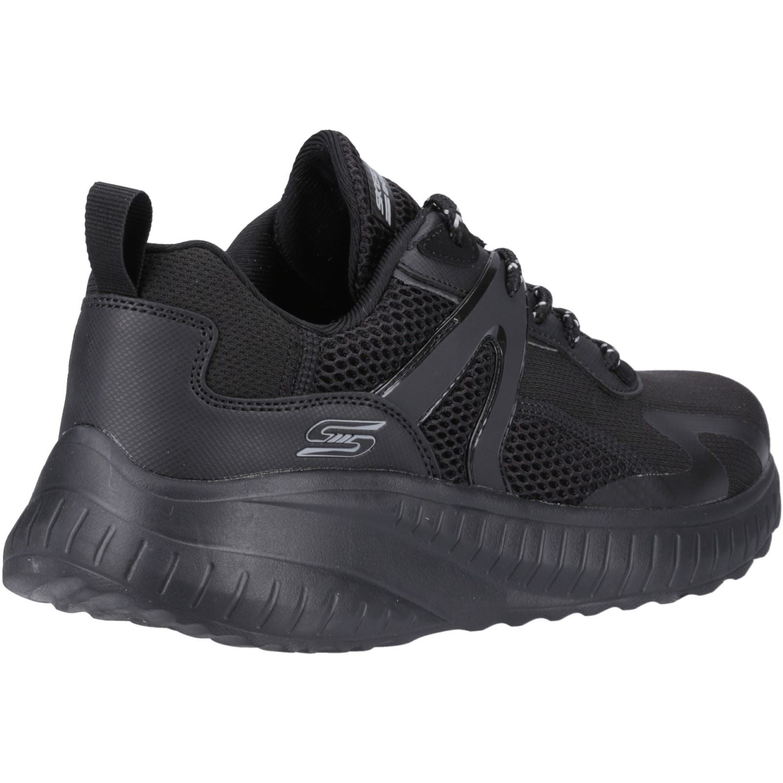Skechers Bobs Squad Chaos Elevated Drift Sneakers Noires Pour Hommes En Synthétique