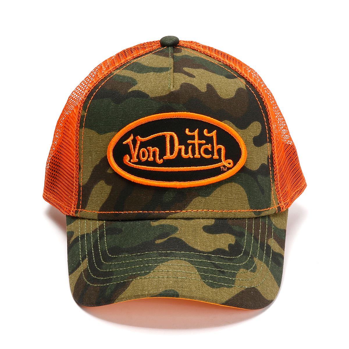 Von Dutch Multi Trucker Casquettes En Camo En Coton