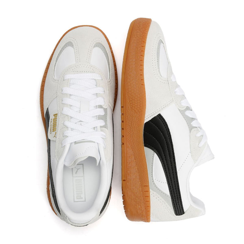 Puma Palermo Moda Baskets Grise En Cuir Pour Femmes