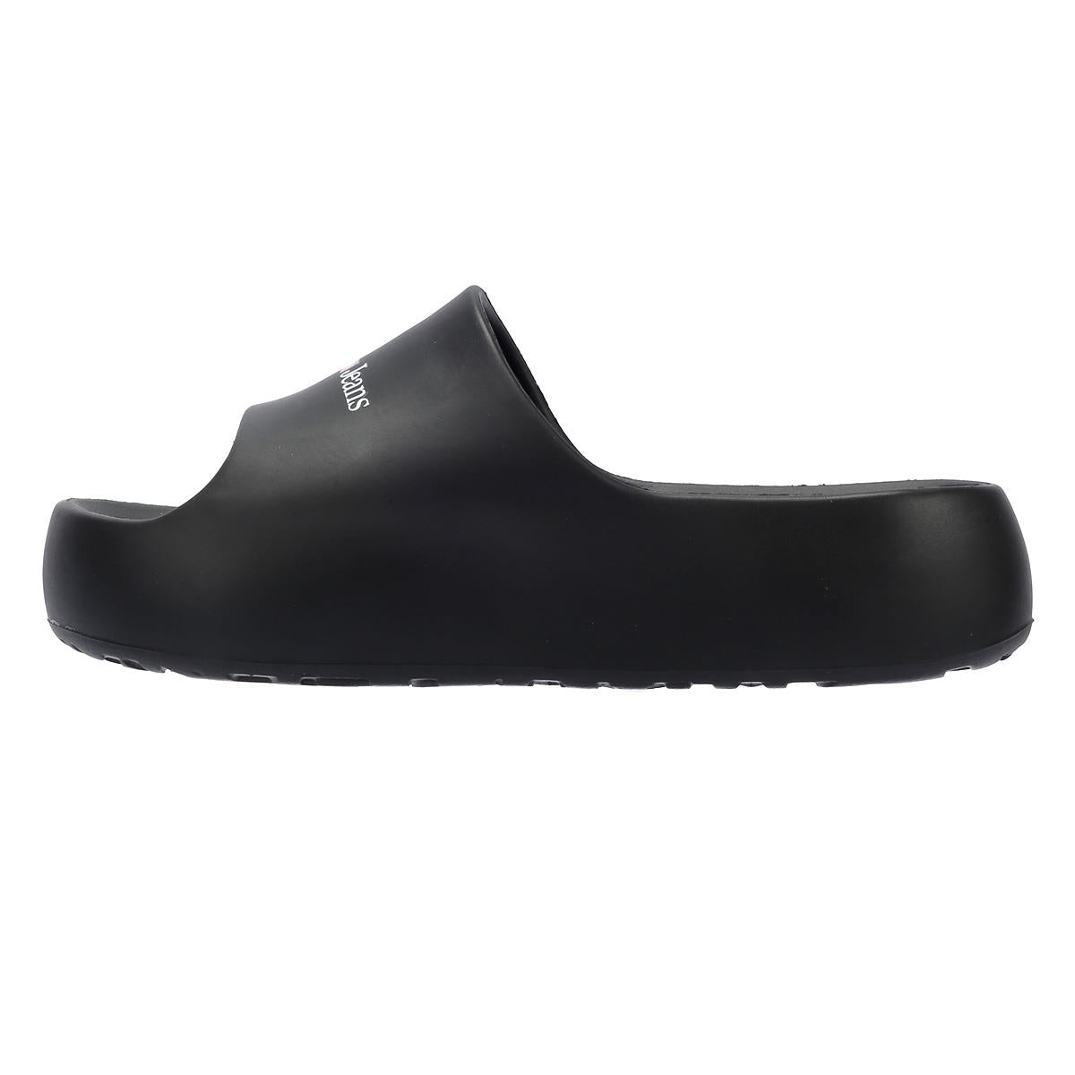 Tommy Hilfiger Chunky Flatform Sandales Noires Pour Femmes