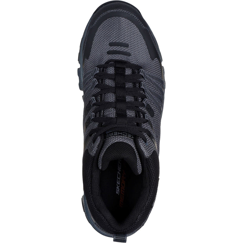 Skechers Summits AT Canobie Chaussures De Randonnée Synthétiques Pour Hommes, Couleur Charbon/Noir