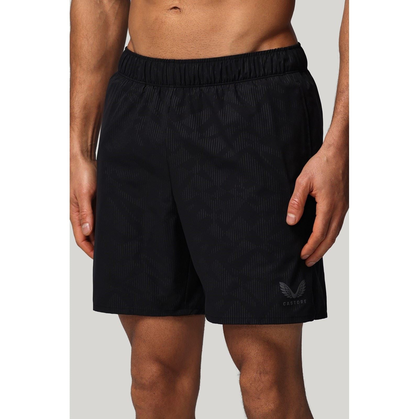 Castore 6" Swim Shorts De Bain Pour Hommes En Polyester Noir