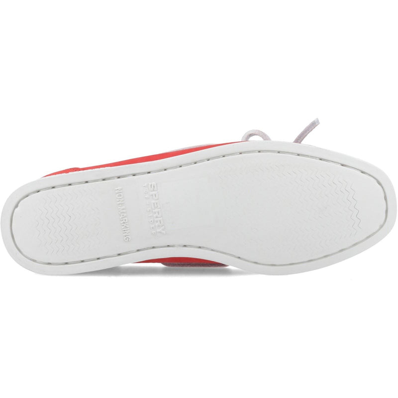 Sperry Authentic Original 1 Eye Chaussures Bateau Rouges En Cuir Pour Femmes