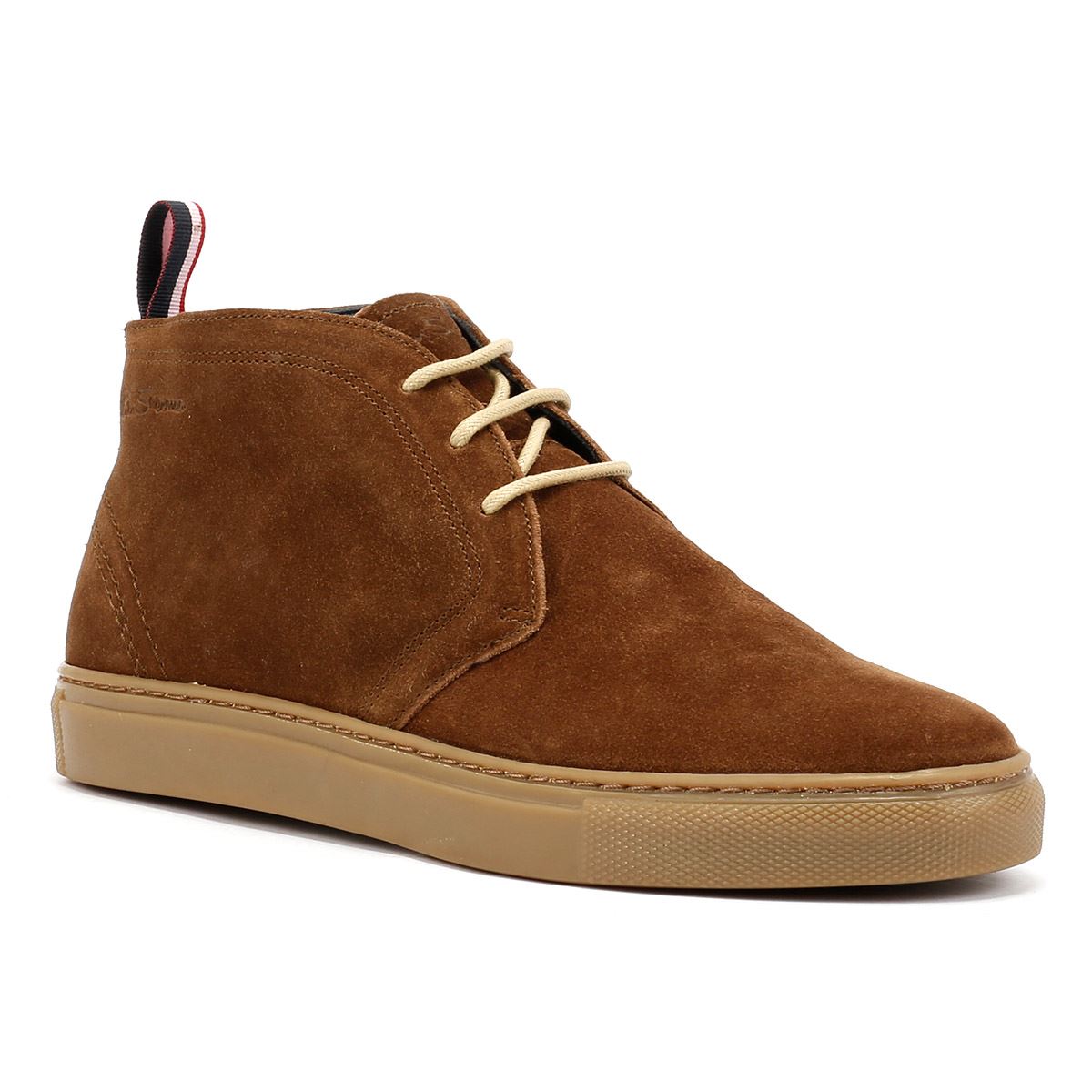 Ben Sherman Parka Bottes Pour Homme En Daim Marron