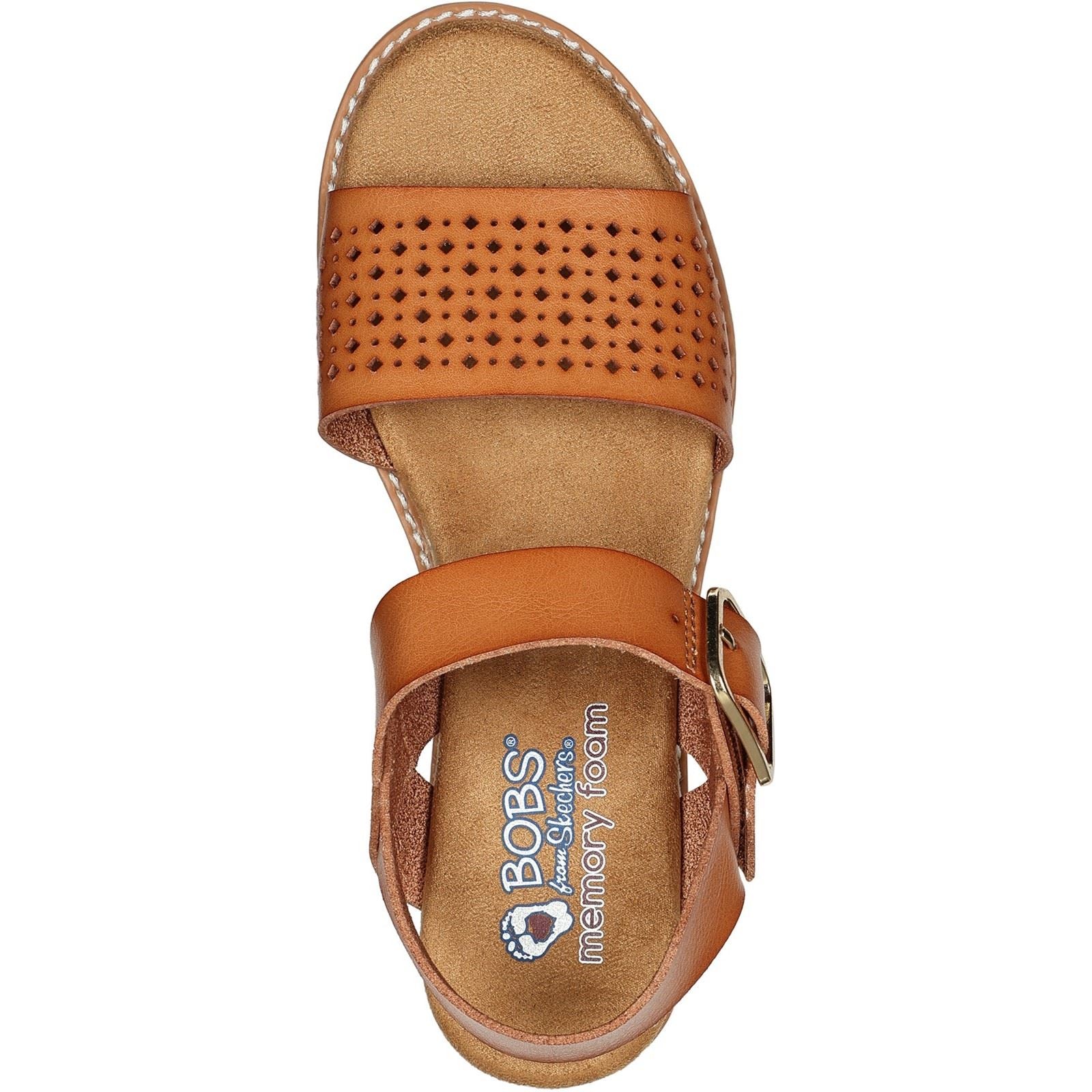 Skechers BOBS Desert Kiss Sunny Flair Sandales De Bagages Pour Femmes En Simili-Cuir