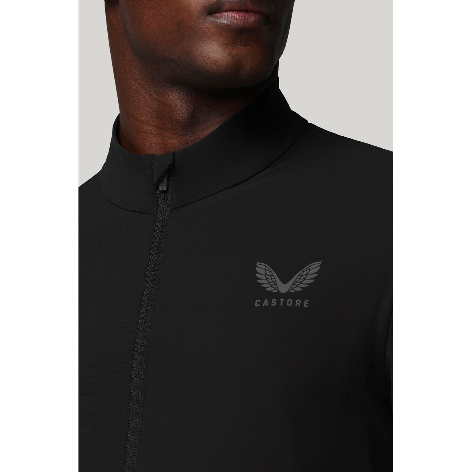 Castore Tech Training Vestes De Survêtement Noires Pour Hommes