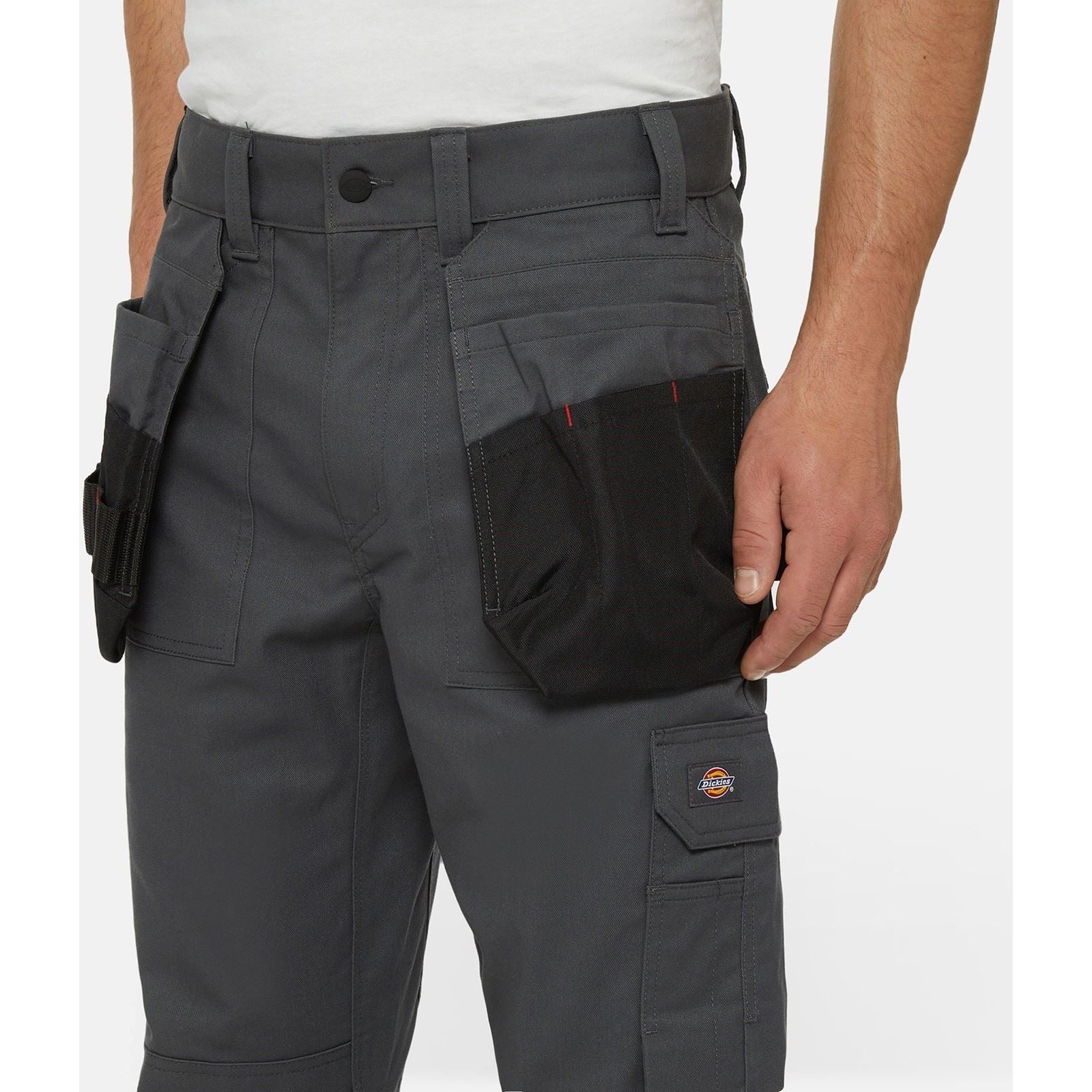 Dickies Multi Pocket Utility Pantalons De Travail Gris En Polyester Pour Homme