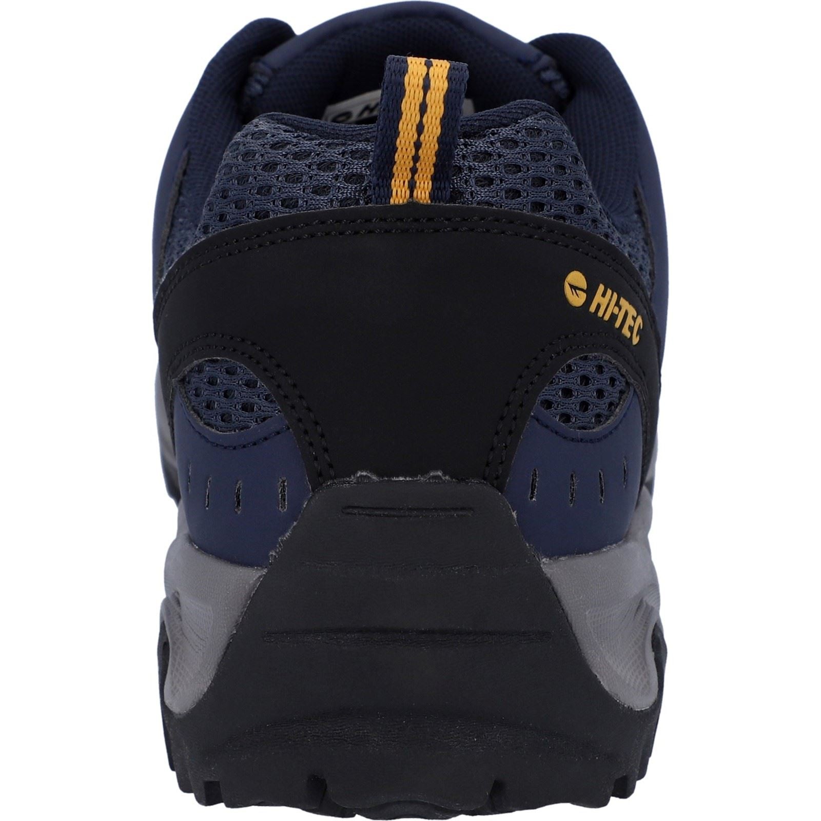 Hi-Tec Jaguar Chaussures De Randonnée Pour Homme En Polyester Bleu Marine/jaune