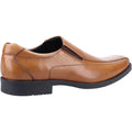 Hush Puppies Brody Chaussures Slip-On Pour Hommes En Cuir Beige.