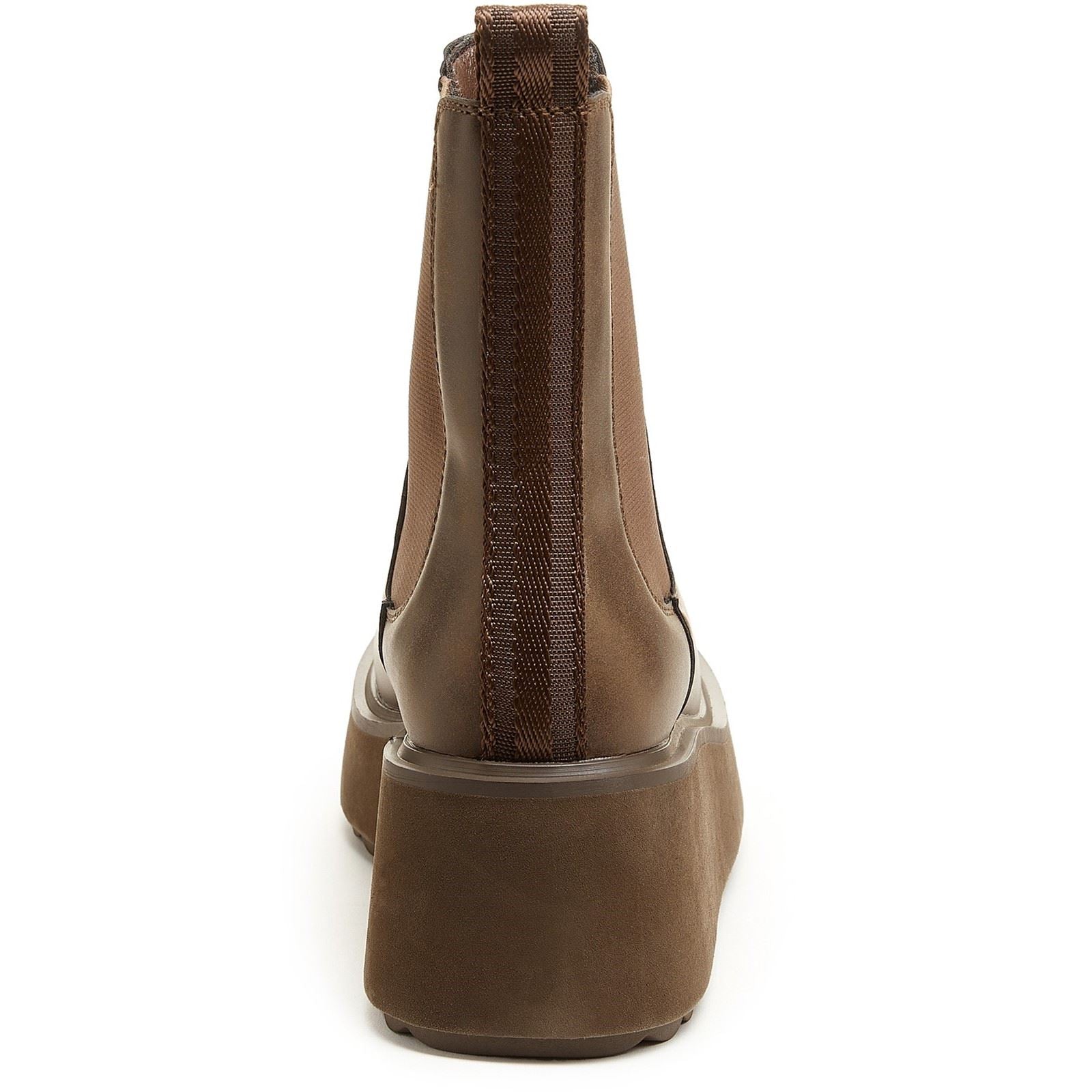 Rocket Dog Heyday Bottes Plates Chelsea Pour Femmes En Polyuréthane Brun Foncé