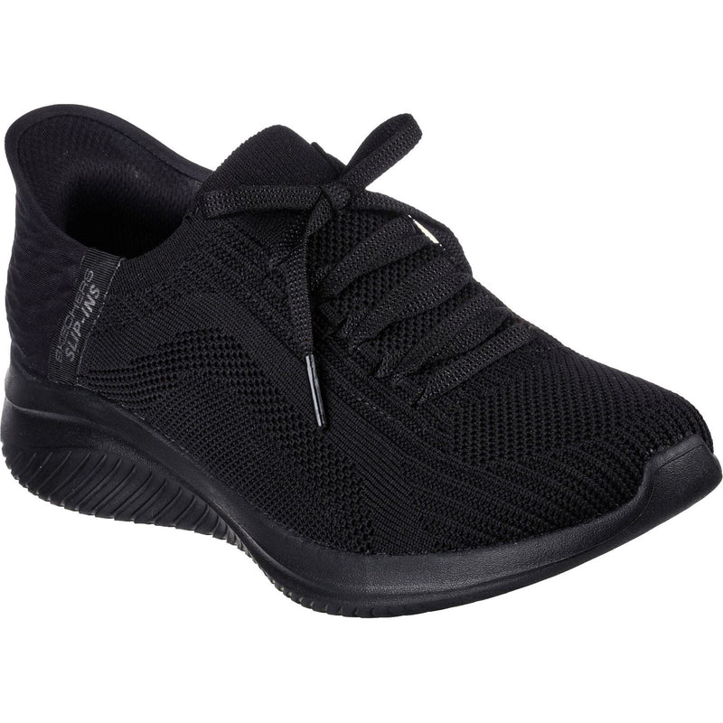 Skechers Ultra Flex 3.0 Brilliant Path Sneakers Noires Pour Femmes En Textile